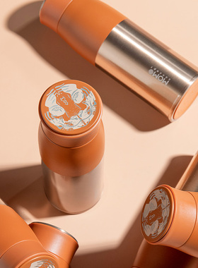 MOMO虎保温杯女生高颜值便携随行水杯子316不锈钢送生日礼物男士