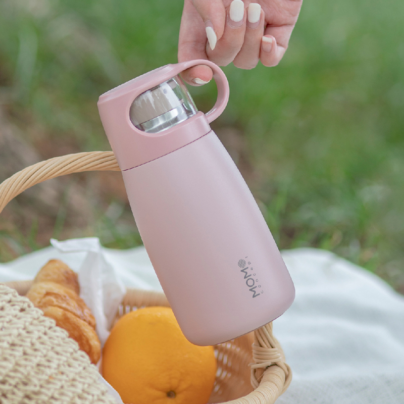 momo保温杯女生户外随行带盖喝水