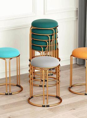 Nordic stool home modern minimalist round stool 北欧风圆凳子