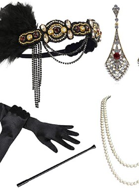 Art Deco Women 1920s Vintage Flapper Great Gatsby Costume