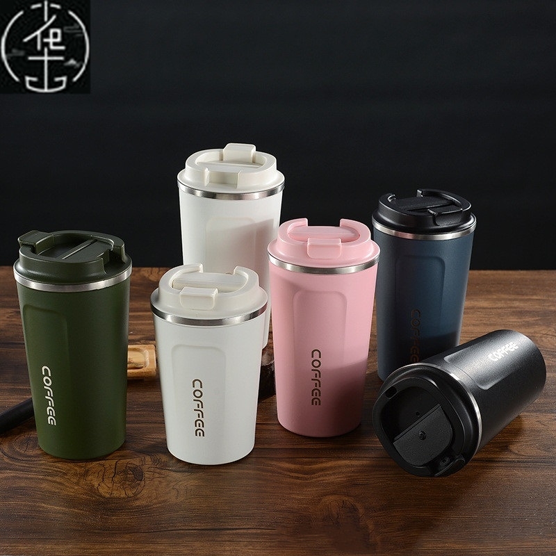 380ml Coffee Mug Portable Car Vacuum Flasks Thermal Bottle 餐饮具 保温杯 原图主图