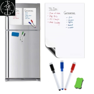 Flexible Magnetic Whiteboard Fridge Magnets Dry WIPE White B