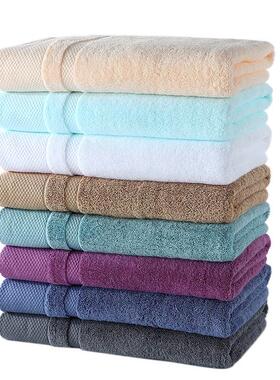 Cotton thickened white absorbent hotel bath towel纯棉大浴巾