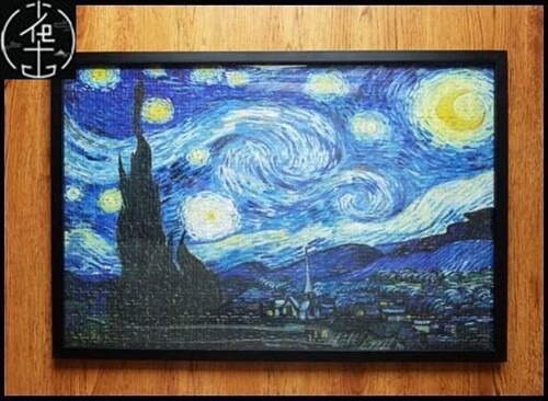1000 piece jigsaw puzzle box 75 30 inches x50 special frame