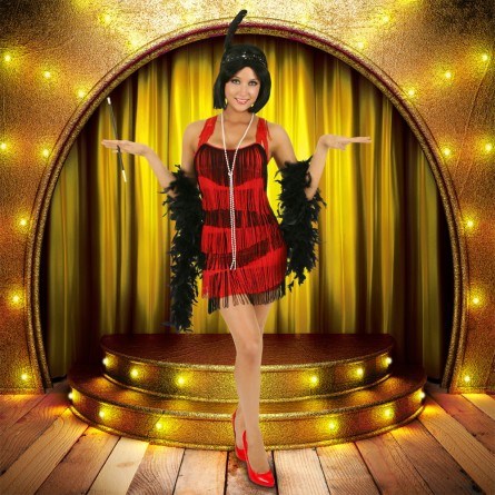 Flapper 1920s Gangster Gatsby Charleston Deluxe costume