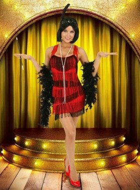 Flapper 1920s Gangster Gatsby Charleston Deluxe costume