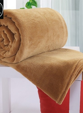 Warm Coral Fleece Blanket Winter Sheet Bedspread Sofa Throw