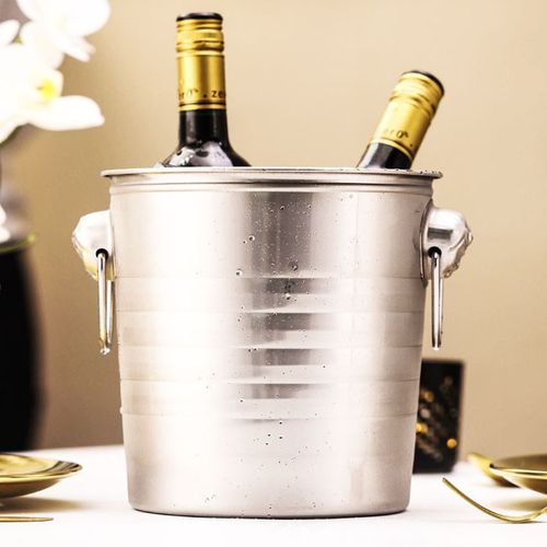 Stainless steel ice bucket bar KTV spit wine champagne