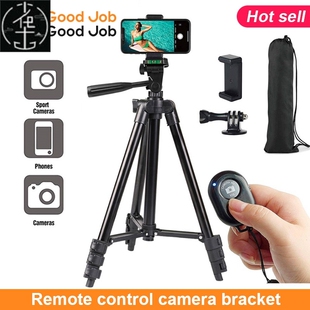 Tripod stand for Phone camera Holder mount Bluetooth remote