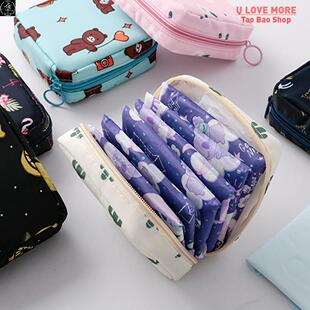 Women Tampon Storage Bag Sanitary Pad Pouch Napkin Cosmetic