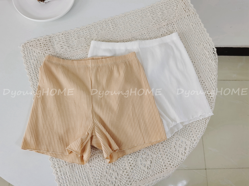 炒鸡无滴舒适 纯棉纯色女士高腰家居短裤户外百搭宽松休闲女裤