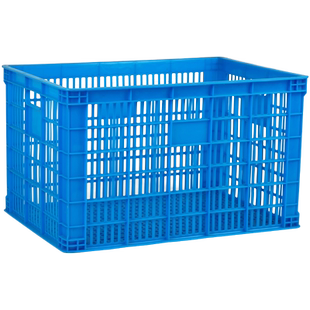 大号塑料筐周转筐长方形蔬菜水果多功能收纳虾胶筐商用镂空周转箱