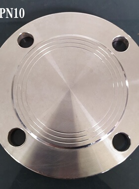 304不锈钢法兰盲板PN10PN16RF凸面BL法兰盲板