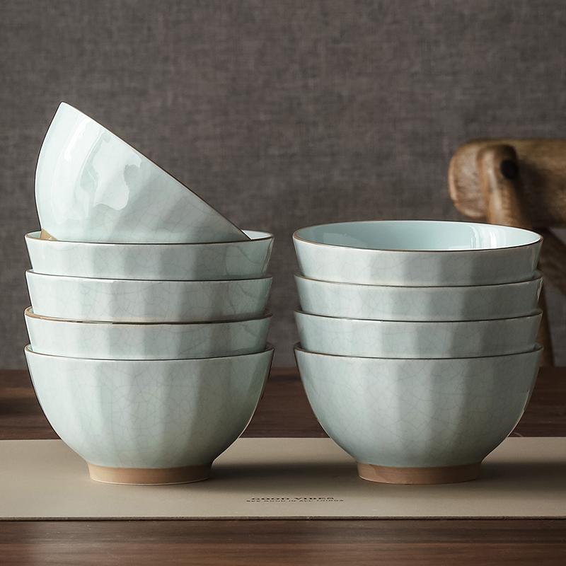 【创意汝窑】中式高颜值碗盘