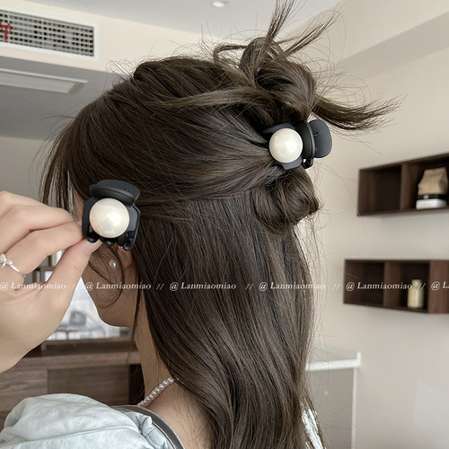 懒喵喵抓夹亚克力日韩珍珠