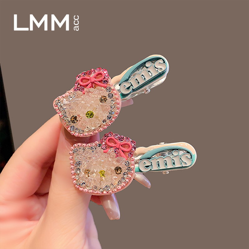 可爱kt猫鸭嘴夹网红刘海夹