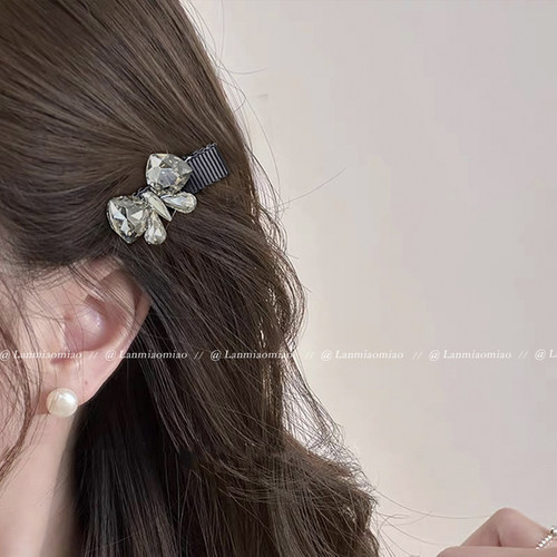 懒喵喵发夹合金日韩蝴蝶结