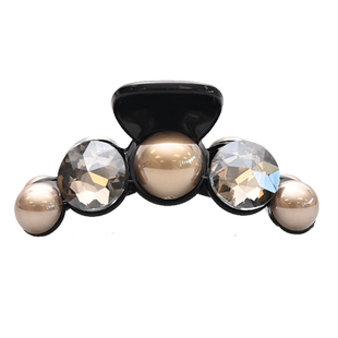 珍珠2025新款高端中号发夹披肩发半抓抓夹头饰后脑勺韩国发饰女