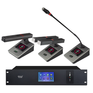 obolunTC3310有线手拉手会议系统远程控制视频导播录播方管话筒