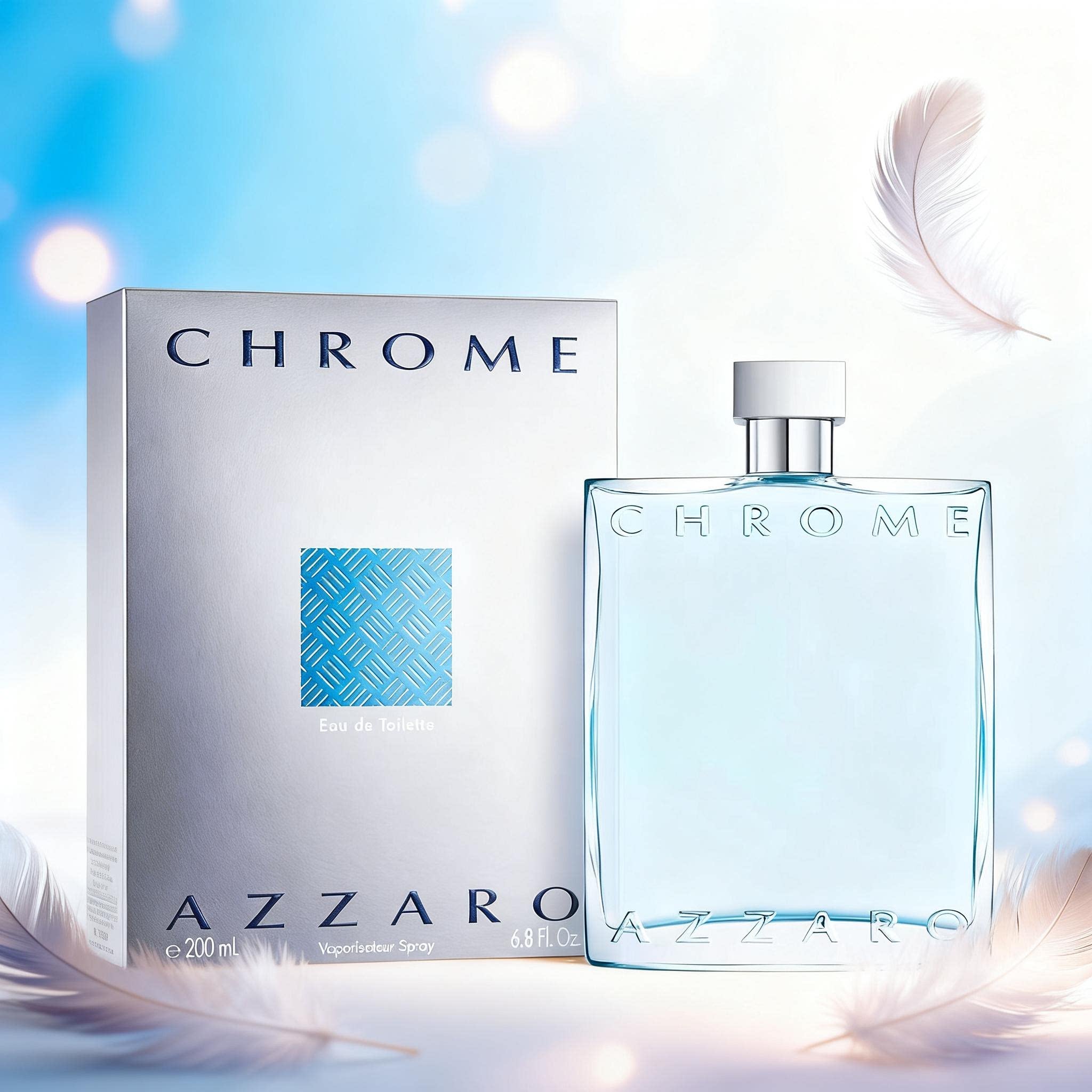 Azzaro Chrome阿莎罗跨境爆款传奇铬元素送男士100ml清新淡香水