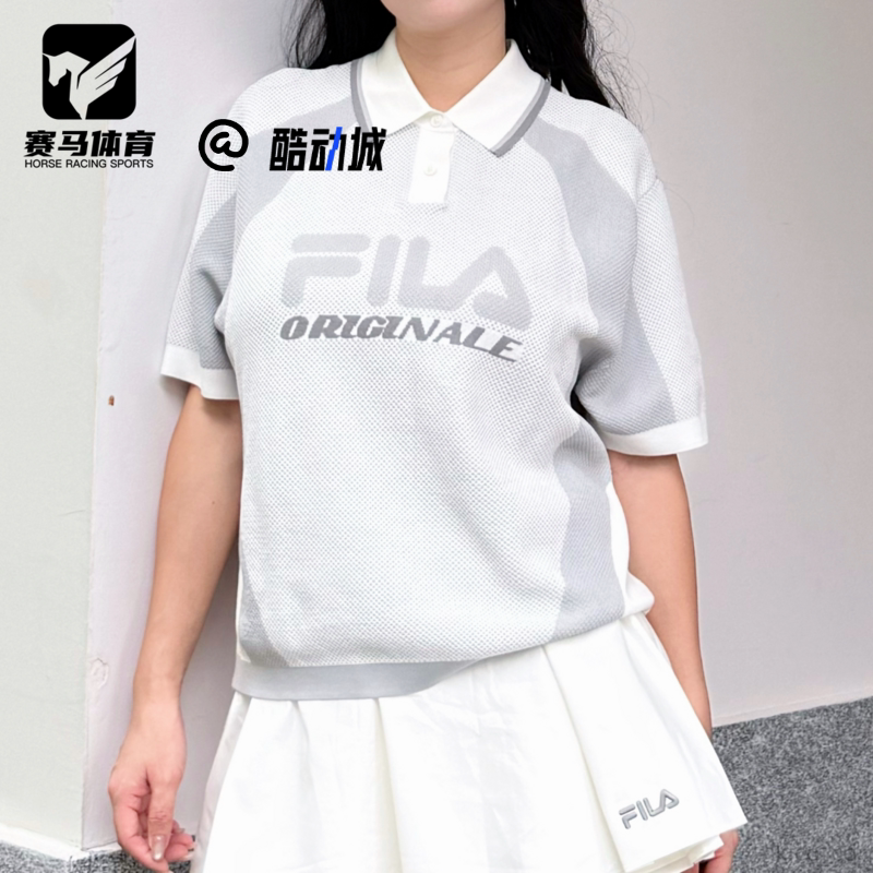 斐乐ORIGINALE云菇白宽松短袖T恤