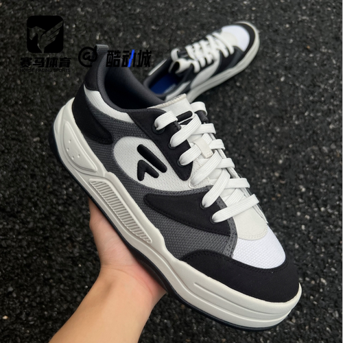 FILABANKII黑灰男子休闲板鞋