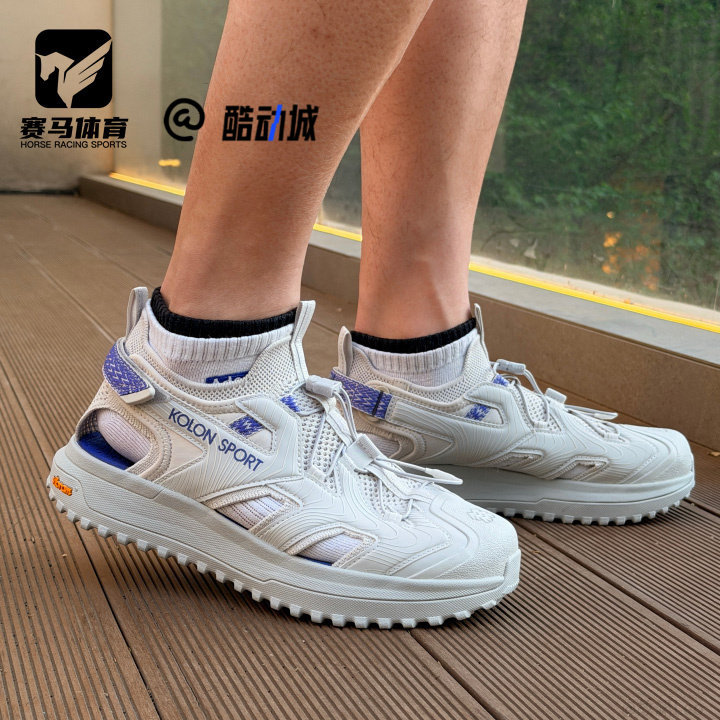 可隆CAMPING灰色男女沙滩凉鞋