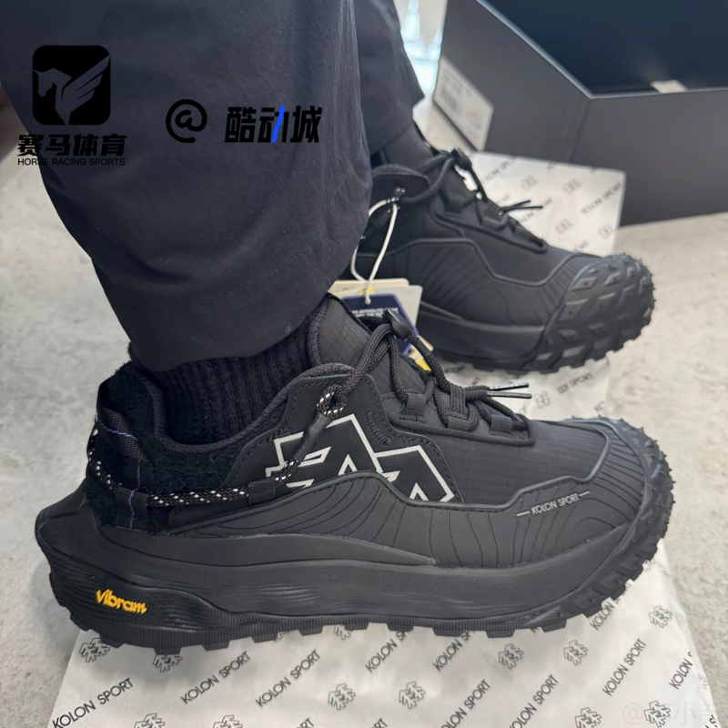 可隆黑色舒适户外登山鞋徒步鞋