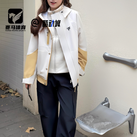 FILA斐乐URBAN TECH赭石黄女子户外保暖两件套棉服T11W511902FYE