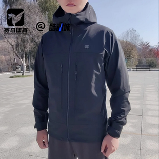 KOLON SPORT可隆Hiking黑色男子防泼水运动休闲夹克LHJK5AN061