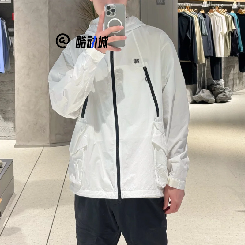 可隆Camping白色防晒衣夹克外套