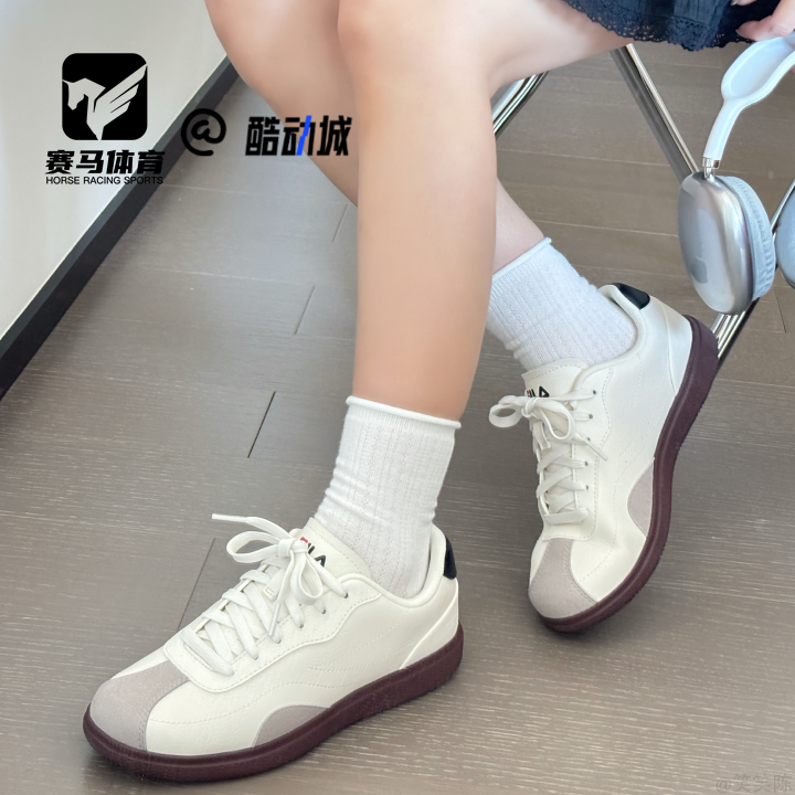FILA星峦白棕女子运动休闲鞋