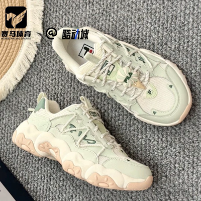 斐乐猫爪6淡水色绿舒适老爹鞋