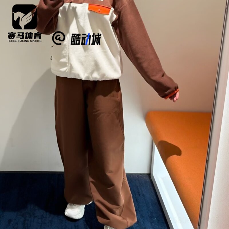 FILA斐乐ORIGINALE木兰棕色女子时尚慵懒百搭阔腿裤F11W549801FBN