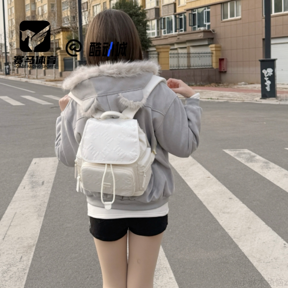 FILA女子学院风书包背包双肩包