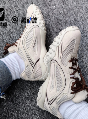 FILA斐乐卵石鞋灰色女子减震透气德训鞋运动跑步鞋F12W512157FMB