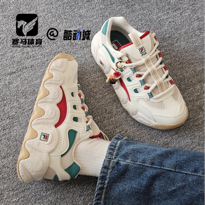 FILA圣诞可颂面包鞋女老爹鞋