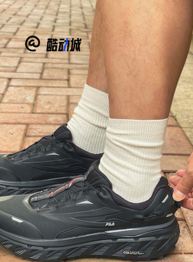 FILA斐乐 BOA探险家黑色男子舒适百搭户外鞋跑步鞋A12M341201FBA