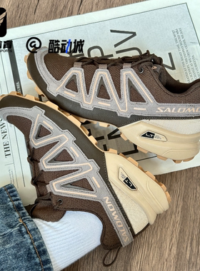 SALOMON萨洛蒙Speedcross 3棕色男女舒适低帮休闲跑步鞋476036