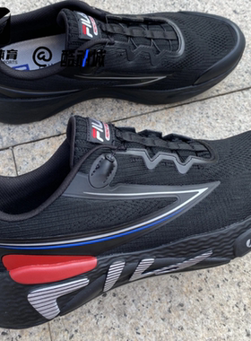 FILA斐乐 Mind BOA男子黑色有氧健身轻便透气训练鞋A12M231308FBK