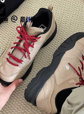 FILA斐乐乐游鞋棕色女子百搭户外休闲鞋运动跑步鞋F12W522131FWP