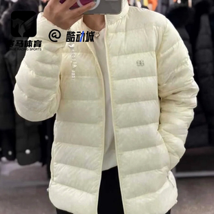 KOLON SPORT可隆白色女子立领防风保暖运动休闲羽绒服JKJDW23296