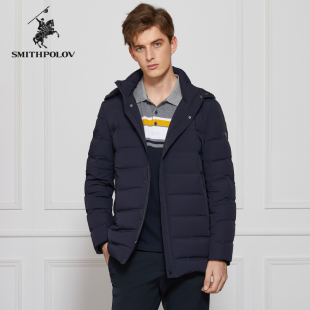 SMITHPOLOV斯密特保罗羽绒服男新款商务休闲加厚防风保暖外套