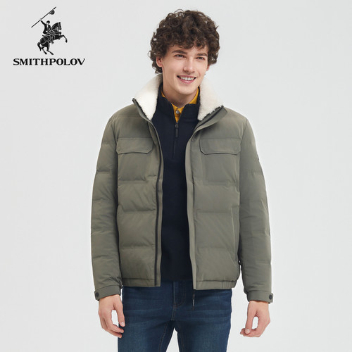 斯密特保罗立领羽绒服时尚