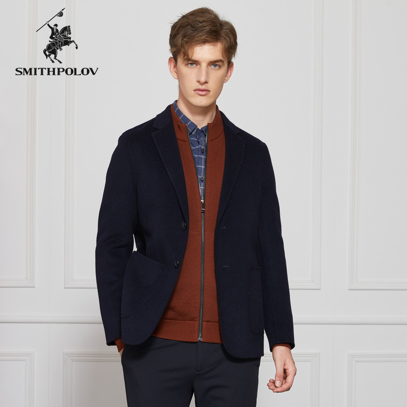 SMITHPOLOV斯密特保罗2024新款商务休闲羊毛西服男中青年毛呢西装,男装,休闲西服,淘宝优惠券,粉丝福利购,淘宝优惠卷