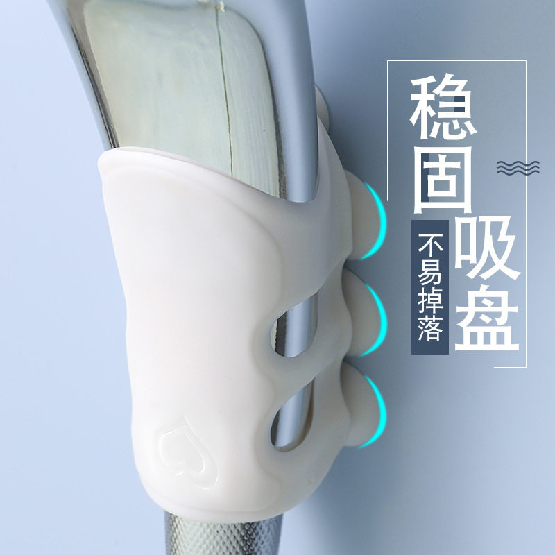 花洒吸盘硅胶免打孔通用支架浴室淋浴莲蓬喷头强力吸附固定器底座