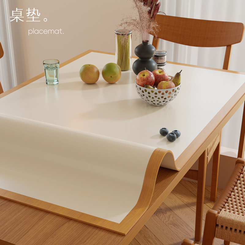 简约软玻璃防水防油免洗餐桌垫