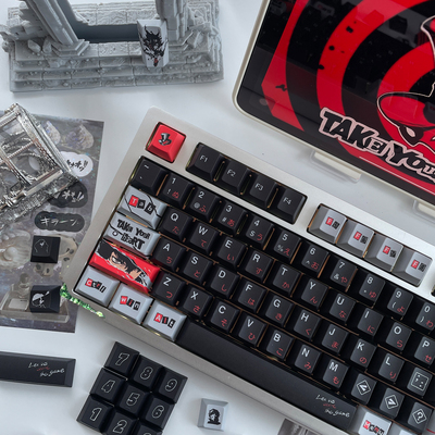 FKKeys女神异闻录P5r键帽游戏动漫大全套PBT热升华cherry原厂高度