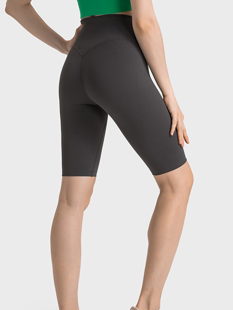 Gymie蜜桃提臀高腰骑行健身裤