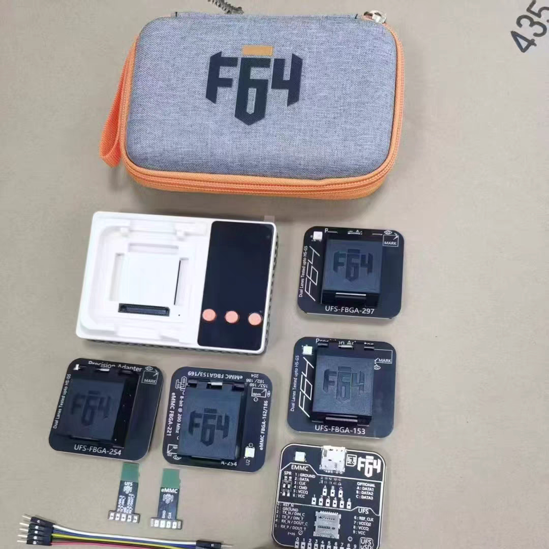 2025款F64高速编程器ISP飞线UFS EMMC字库硬盘仪器